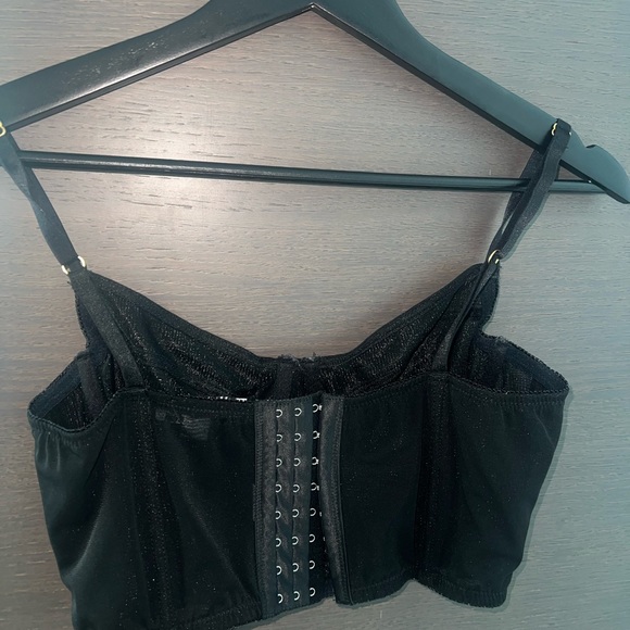 Mesh black corset top size S - Picture 2 of 4